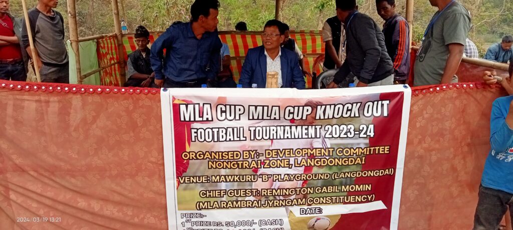 Sangriang Dkhar FC crowned the champions of MLA Cup at Longdongdai.